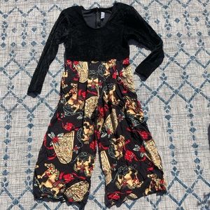 Vintage Christmas Holiday Jumpsuit